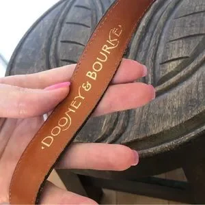 Vintage Dooney & Bourke All Weather Leather Signature pebbled Duck Belt Sz XS Rare Dooney and Bourke Cavalry Mini Crossbody Bag, All  main image 4